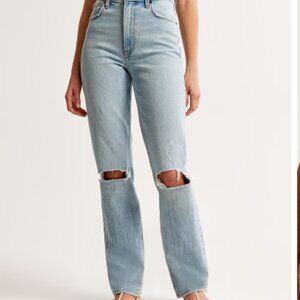 Abercrombie & Fitch Ultra High Rise 90s Straight Jean - Curve Love